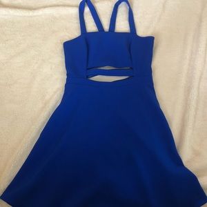 Colbalt blue cocktail dress
